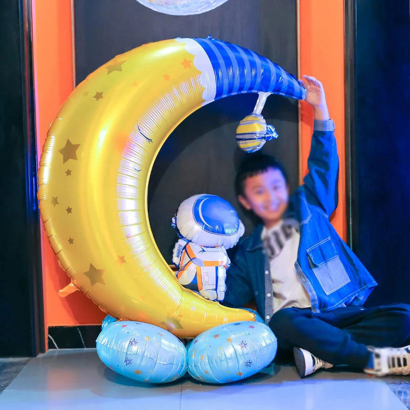 Große Astronauten-Luftballons, Weltraum-Thema, Party-Dekoration, aufblasbarer Astronaut für Babyparty, Kinder, alles Gute zum Geburtstag, Party-Dekoration – Detail 5
