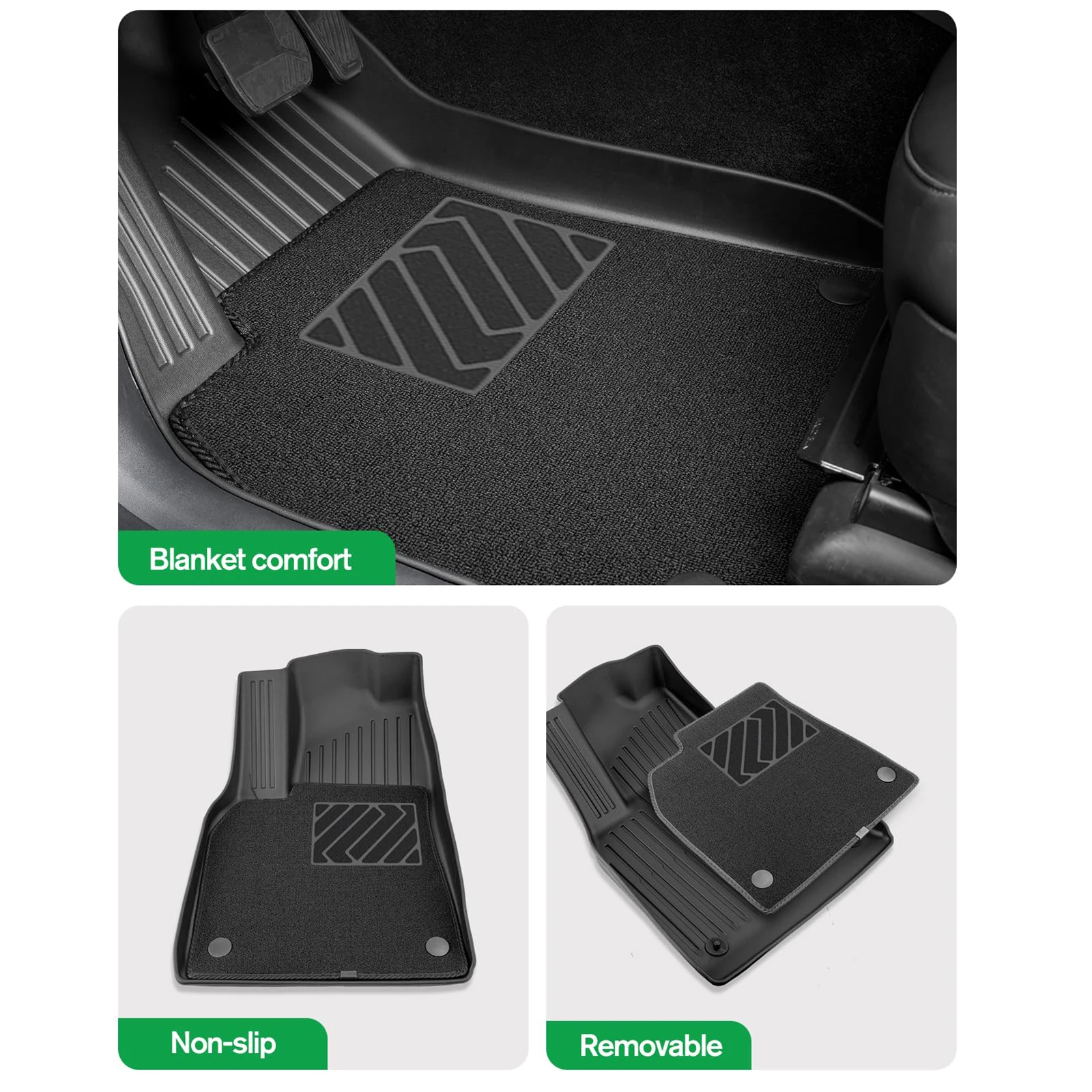Tesla Model Y All-Weather Mats 2