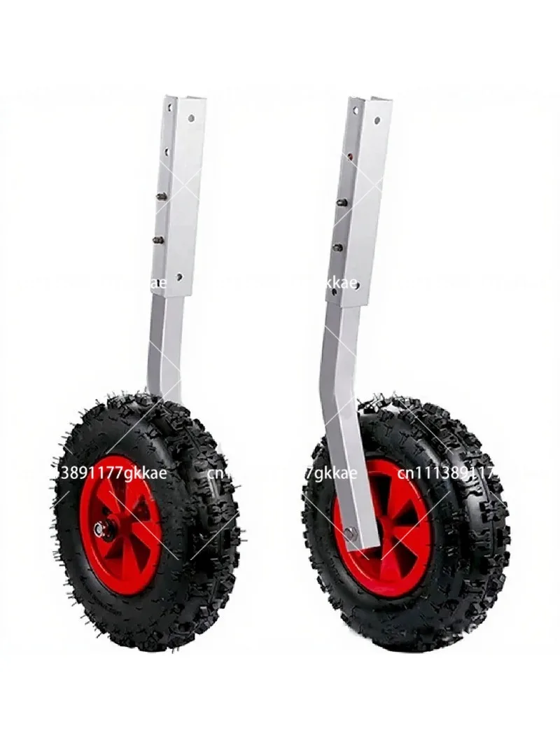 32cm Inflatable Launch Wheels Aluminum Frame Rubber Tires for RC Airplane