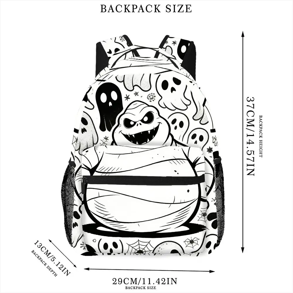 Disney Oogie Boogie Man Backpack, Casual Bag, Large Capacity, High-Quality Gift, Personalized Daily Use