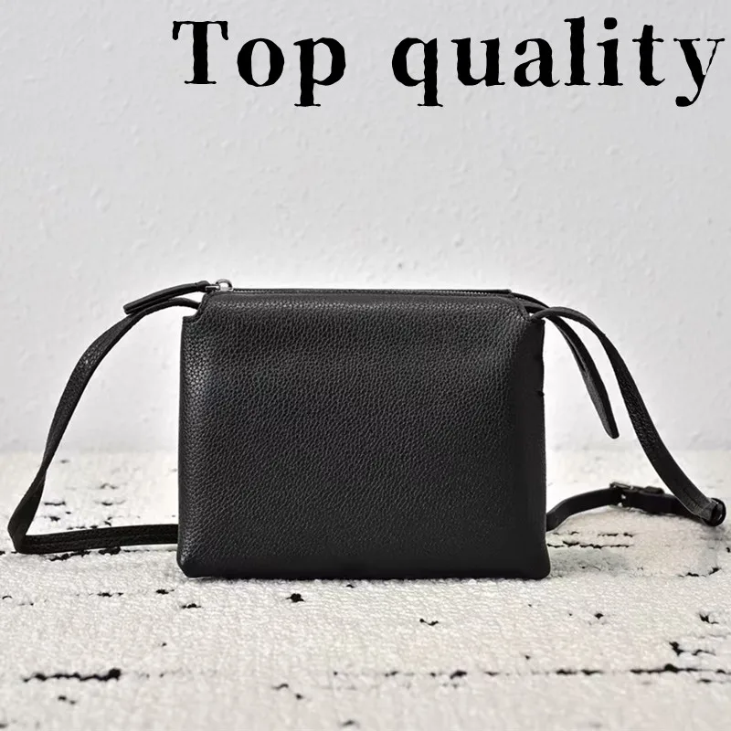 Ladies' extremely simple and durable top layer cowhide material mini crossbody bag ladies' inner layer mini bag