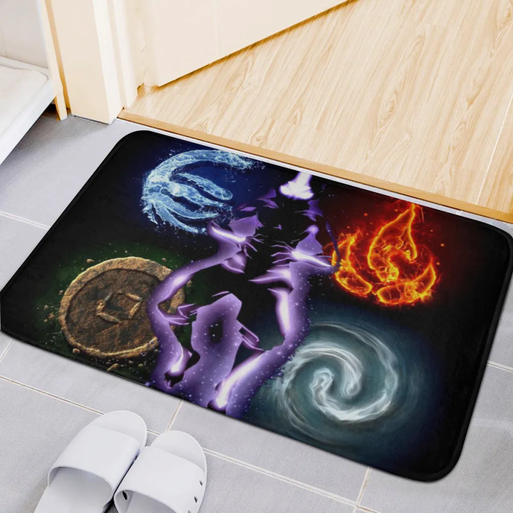 

Home Carpet Rug Bathroom Classic Anime Avatar The Last Airbender Mat Retro Multiple Choice Living Room Kitchen Non-Slip