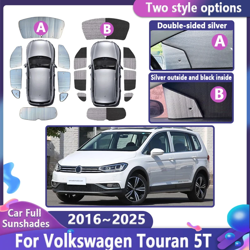 

Car Sunshade Cover For Volkswagen VW Touran MK2 5T 2016~2025 Sunscreen Window Sun Visors Covers Auto Accessories 2018 2020 2022