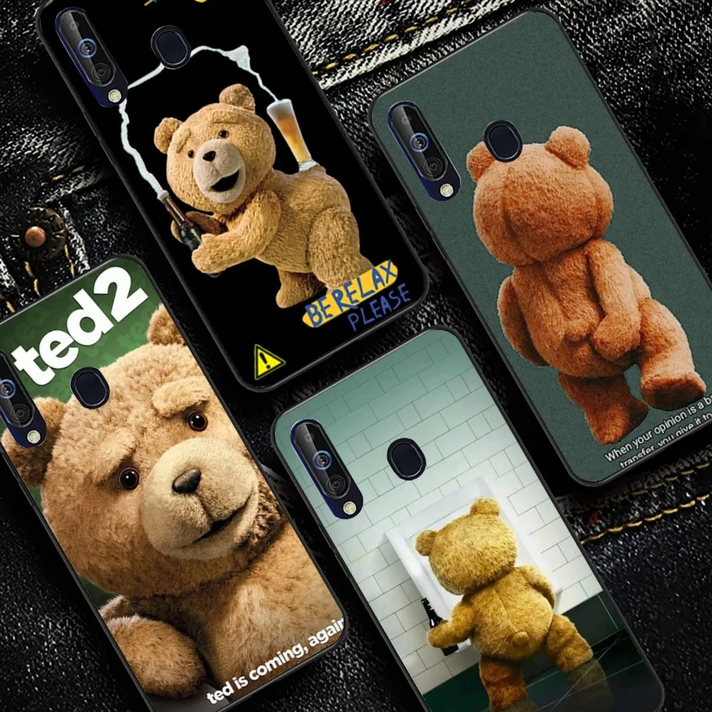 

Cute Teddy Bear Beer Phone Case For Samsung A 10 11 12 13 20 21 22 30 31 32 40 51 52 53 70 71 72 73 91 13 Shell