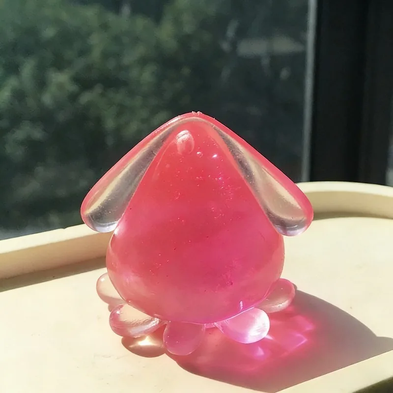 Squishy Octopus Maltose Fidget Toys Soft Kawaii Mini Calamari Fidget Squishes Fun Anti-stress Squid Sensory 