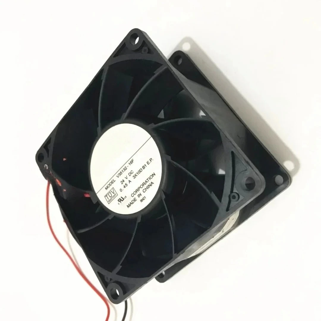 Brand New Original  V35132-16F V35132 16F DC 24V 0.45A 80X80X38Mm 2-Wire Server Cooling Fan Fast Delivery