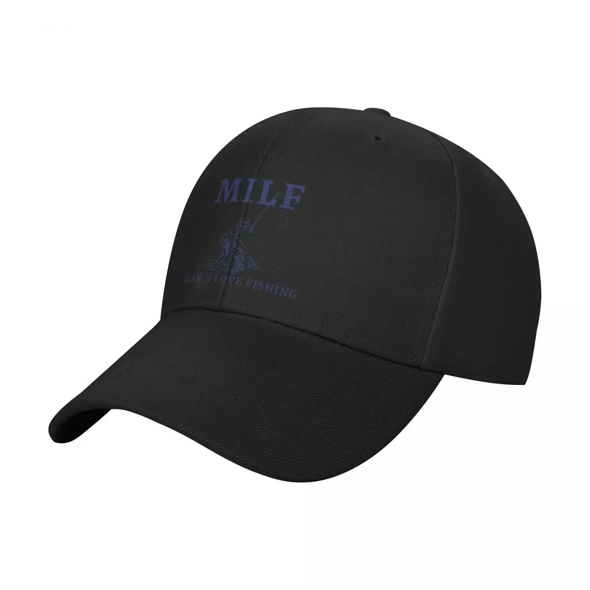 Fashion Man I Love Fishing Funny Fisherman Fish Fishing Rod baseball cap Couple Outfits Summer Cap