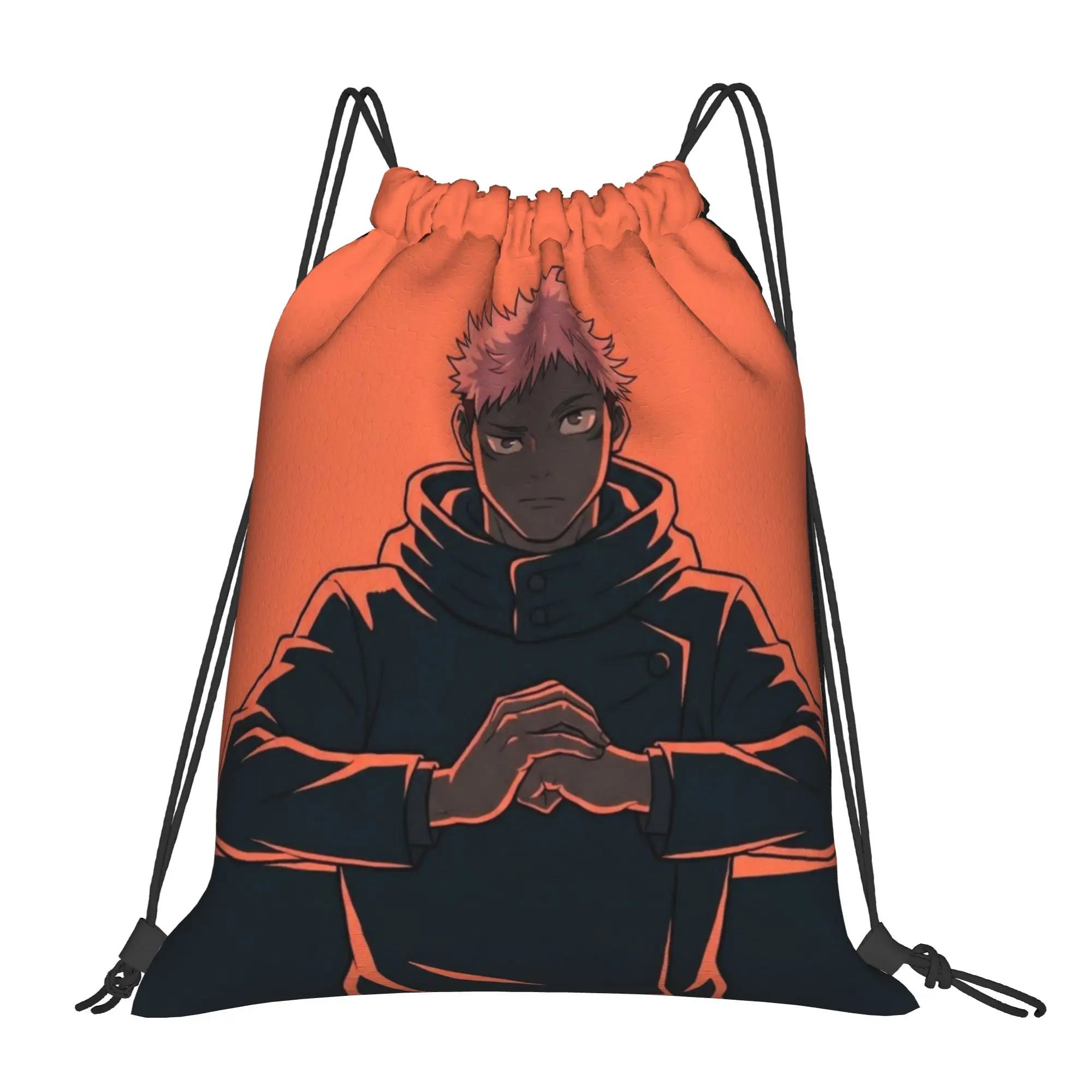 

Многофункциональный карманный рюкзак-мешок на шнурке с принтом для мужчин и женщин, подростков, для путешествий, Jujutsu Kaisen, Юдзи Итадори (16)