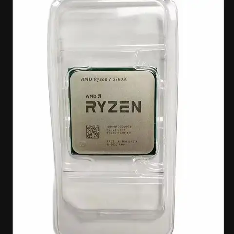 AMD Ryzen 7 5700X R7 5700X 3.4GHz 8 코어 16 스레드 PCIE4.0 65W CPU 프로세서, 7NM L3 = 32M 100-000000926 LGA AM4, 선풍기 없음