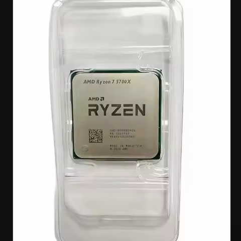 AMD Ryzen 7 5700X R7 5700X 3.4GHz 8-Core 16-Thread PCIE4.0 65W CPU Processor 7NM L3=32M 100-000000926 LGA AM4 No Fan