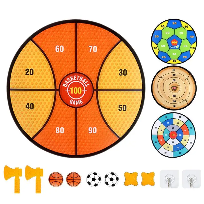 Dart Board for Kids Multipurpose Dart Board Set for Children ntertaining Toy Set with Stick Balls for Boys Girls Educational