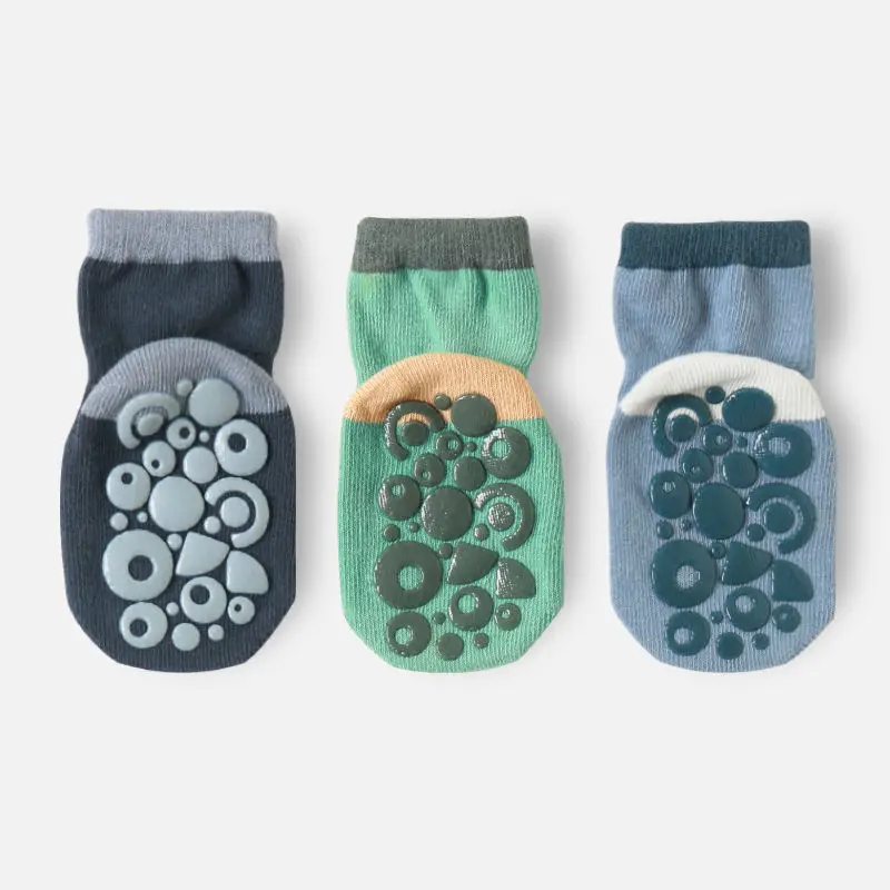 Autumn Winter Baby Socks Cotton Children Baby Non-Slip Toddler Socks Newborn Cartoon Socks 0-5 Years