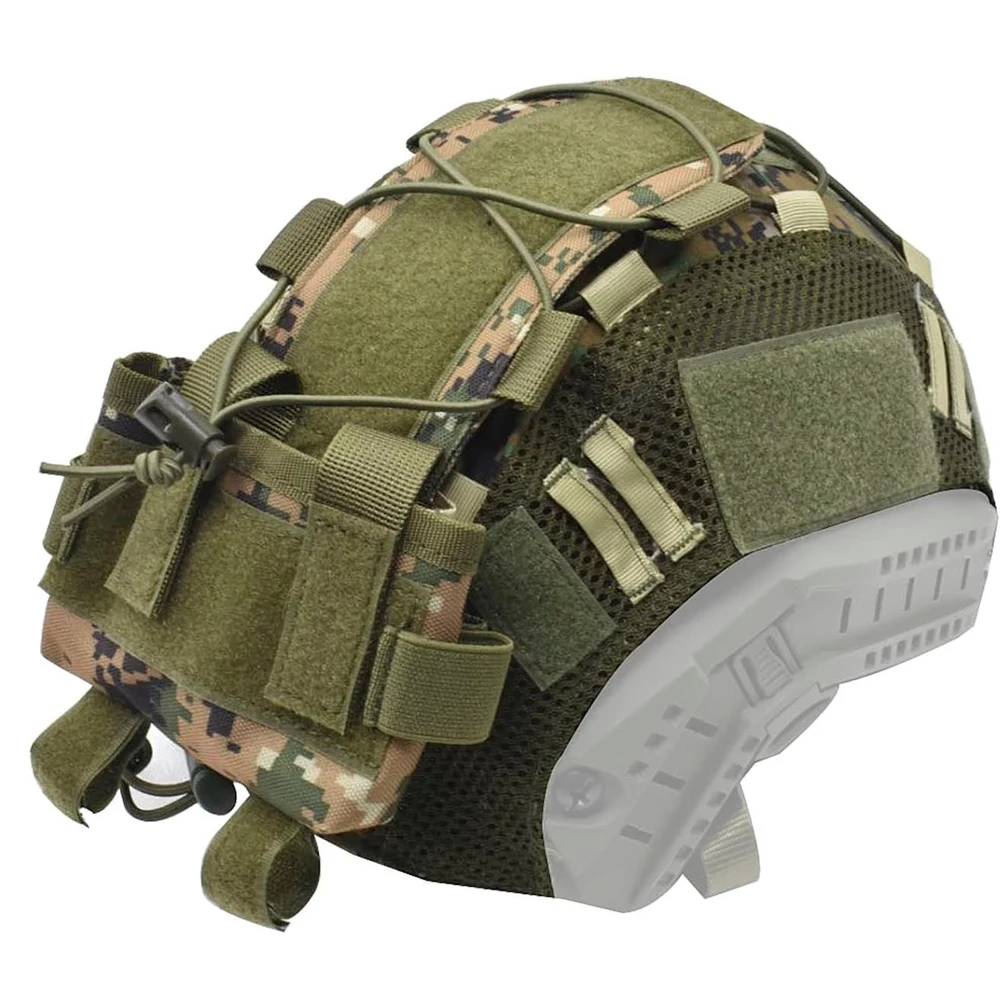 Fast Helmet Cover and Sport Helmet Battery Pouch Counterweight Pouch Fit Size M/L Fast PJ BJ MH Helmet