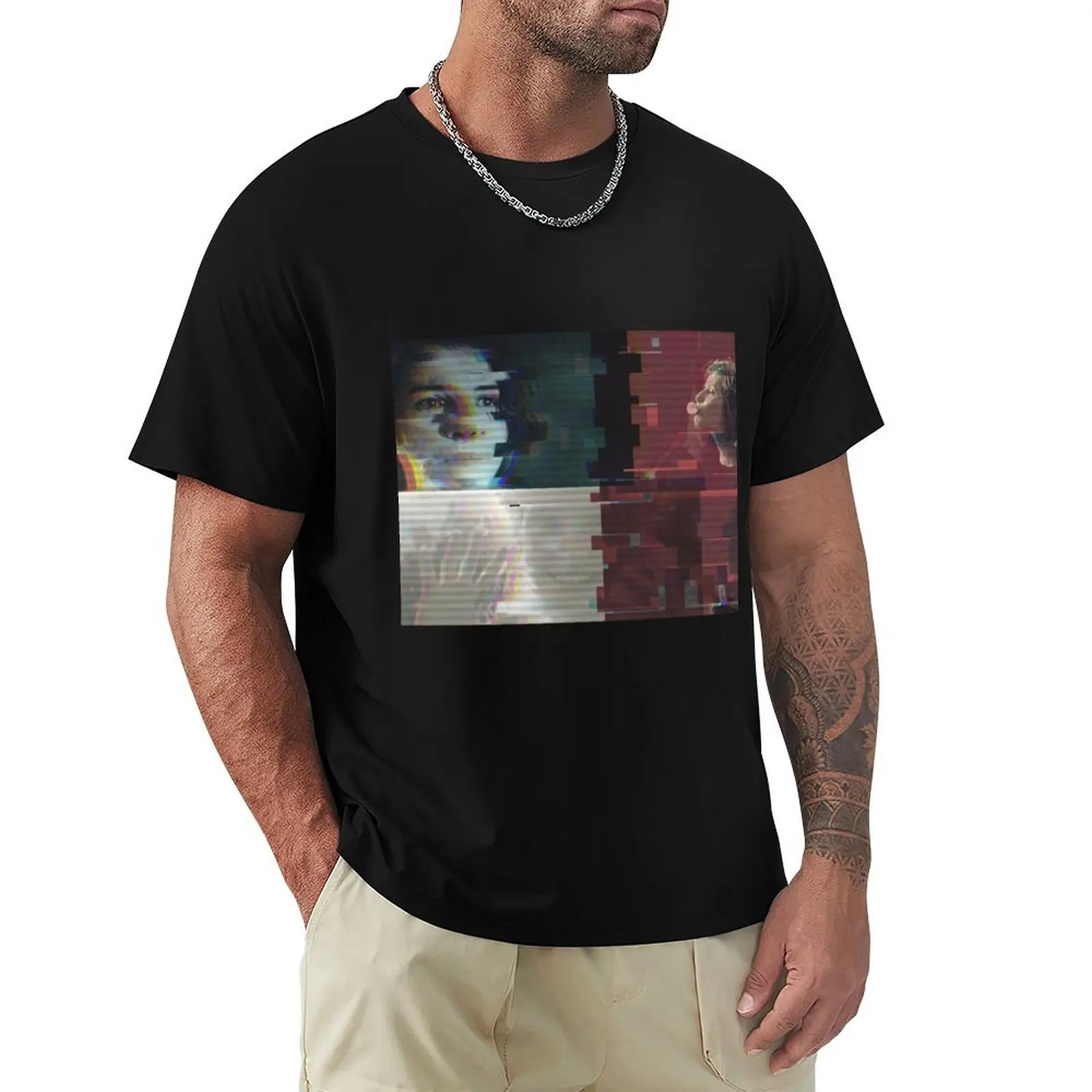 Glitch-Effect In Scènes Uit De Kleurentrilogie, Krzysztof Kie? Lowski T-Shirt Blouse Tops Zomerkleding Voor Mannen