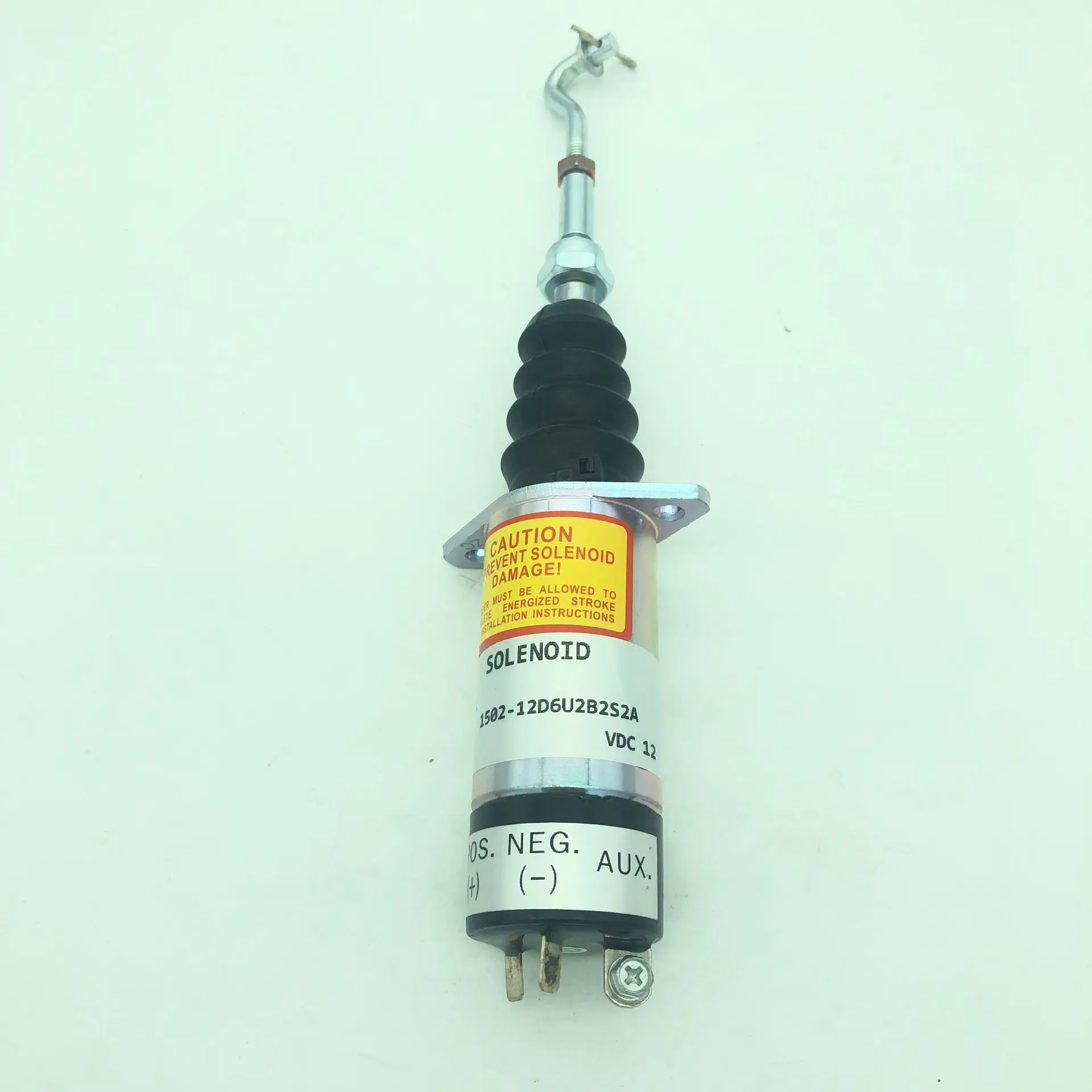 12V Fuel Stop Solenoid 1502-12D6U2B2S2A SL-10616 For Woodward 307-2546 1502 Series Diesel Engine Excavator Spare Parts