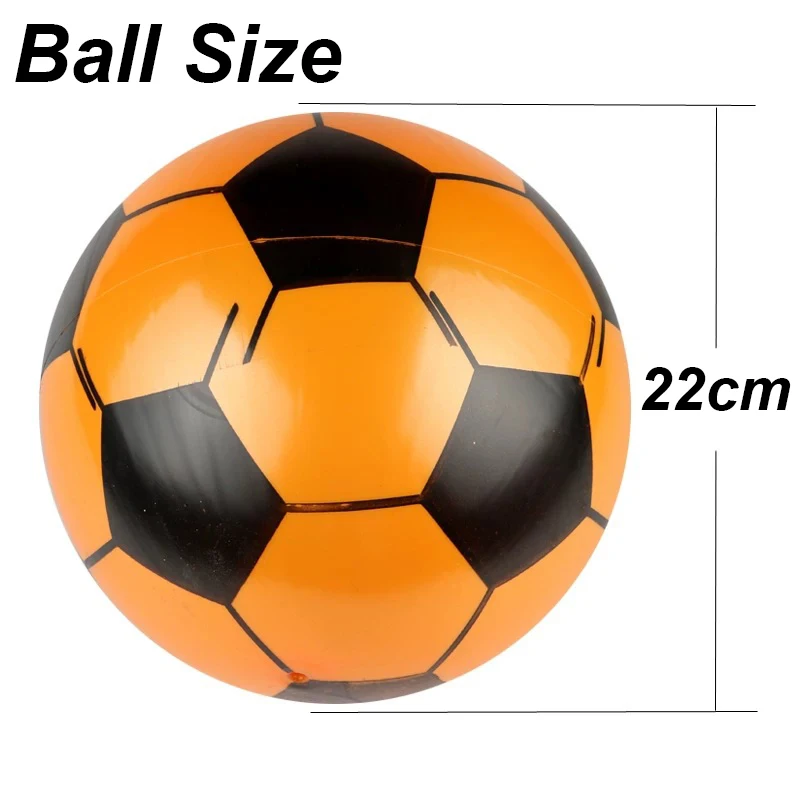 22cm Kinderspiel zeug dicken PVC aufblasbaren Cartoon Handball elastischen Fußball Fußball außerhalb Training Sport Indoor Spielzeug Spielset