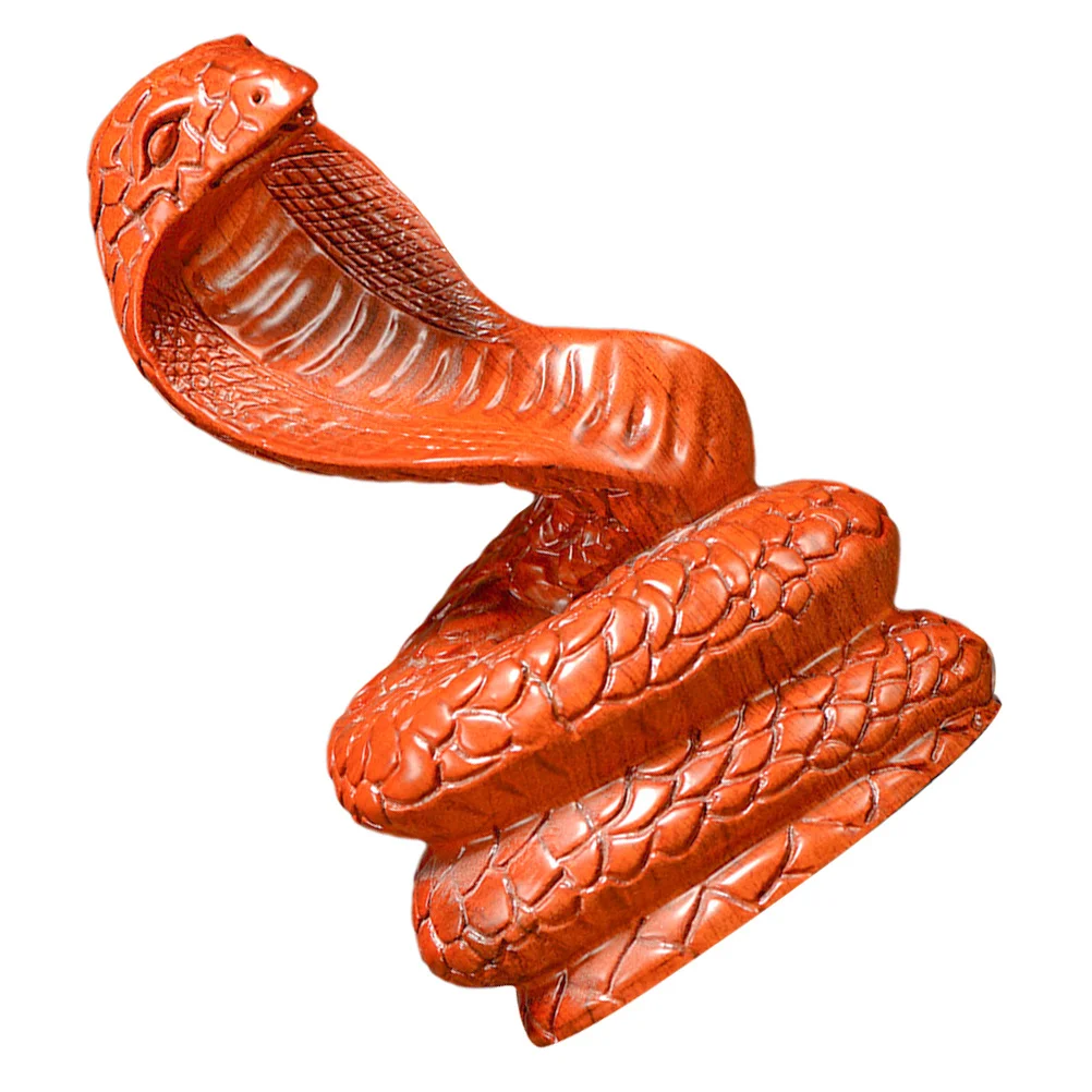

Wooden Snake Hand Carved Chinese Zodiac Sculpture For Home Office Desk Decor Living Room Bedroom Decoration 2025
