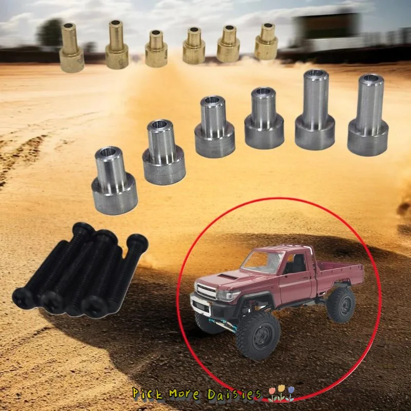 1 Set Staffe di sollevamento per ruota grande scala 1/12 MN82 MN82S Miglioramenti guscio in metallo