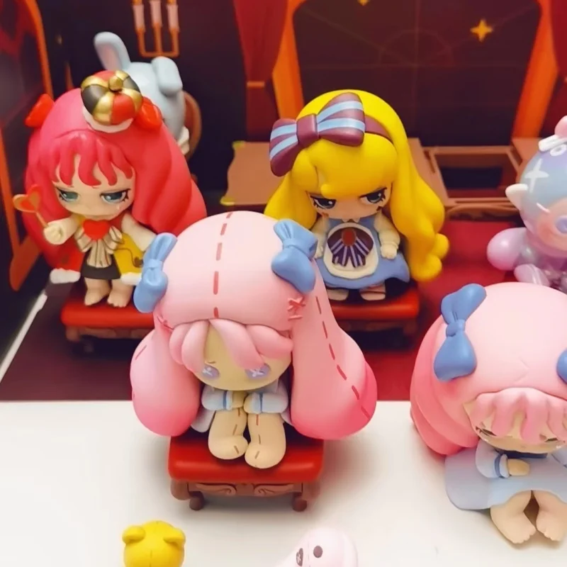 ليليث منتصف الليل حفلة الشاي سلسلة صندوق أعمى لطيف أنيمي عمل الشكل عيد ميلاد سطح المكتب زخرفة الهدايا Kawaii جمع نموذج اللعب #1