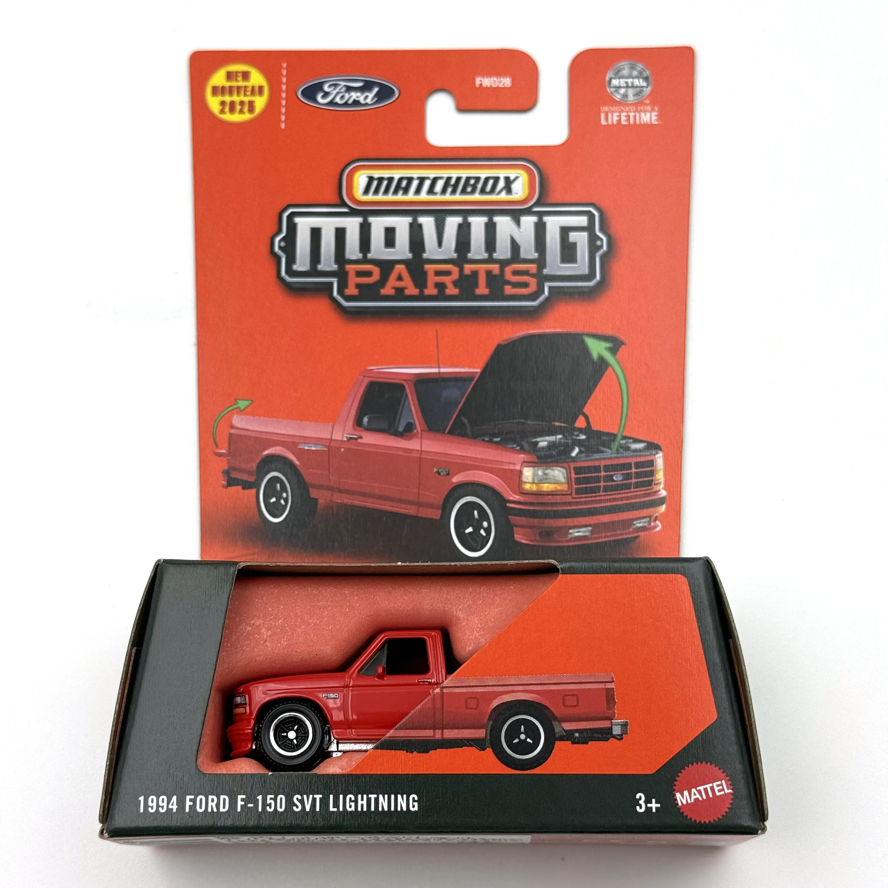 

Коллекция подвижной серии Matchbox 2025 года, коллекция литья под давлением 1/64, модель FWD28-9C0G