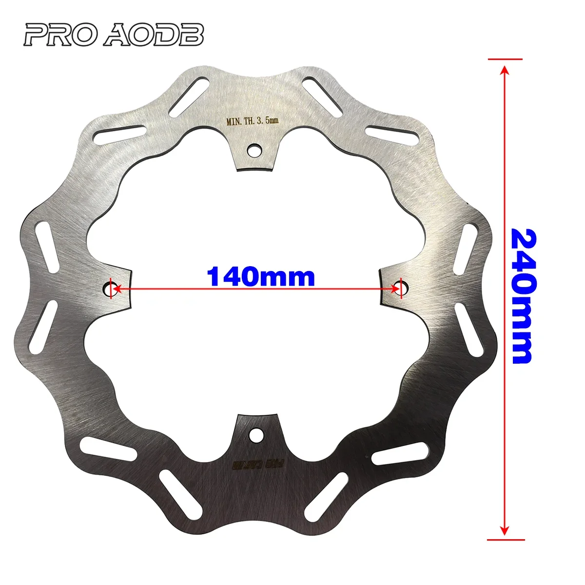 Para HONDA CR125R 250R CRF250R CRF250RX CRF250X CRF450R CRF450RX CRF450X Dirt Bike 240MM discos de freno delanteros traseros rotores 2004-2021