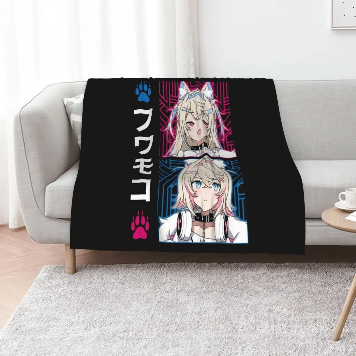 Fuwamoco Advent Throw Blanket Decoratives Travel Furrys Giant Sofa Thermals For Travel Softest Blankets