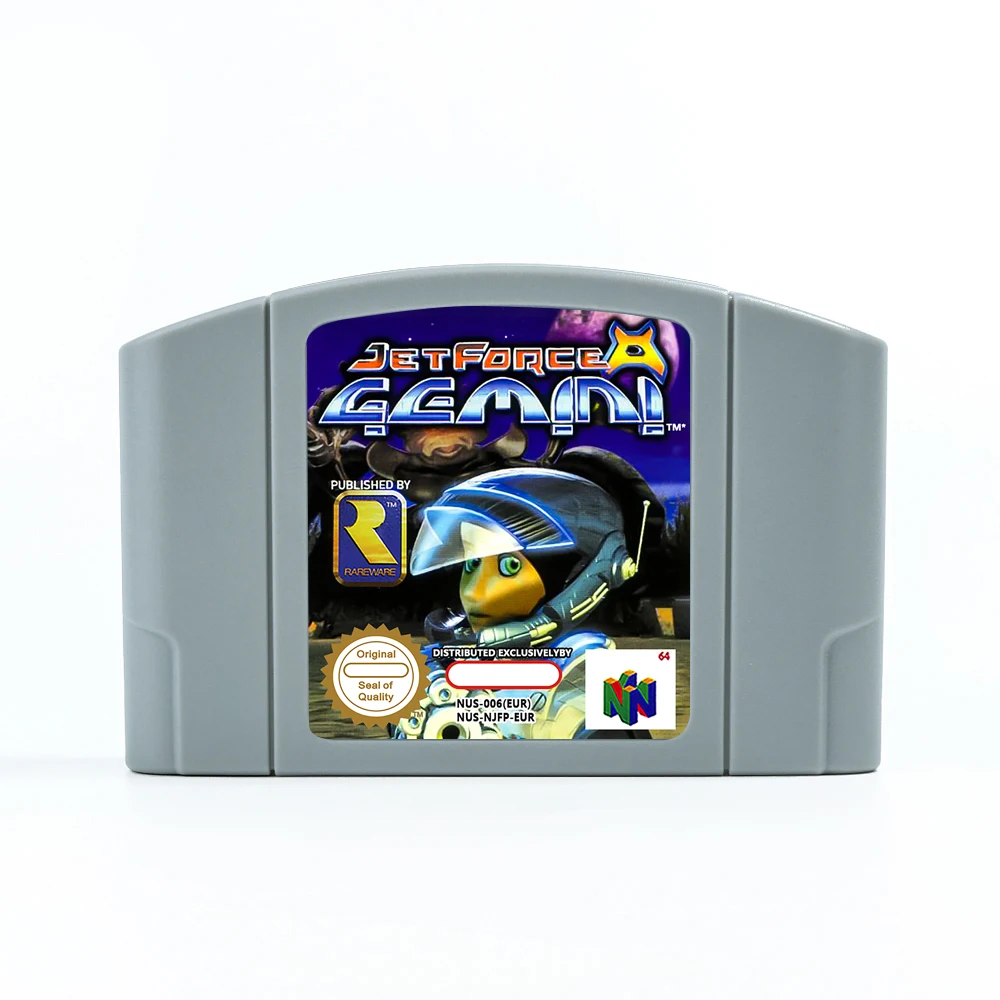 Cartucho de juego Jet Force Gemini para consolas PAL EUR de 64 bits, tarjeta de juego N64
