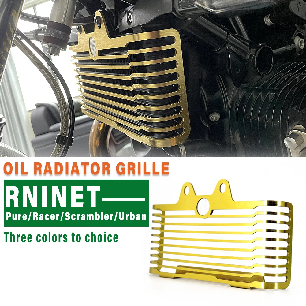 For BMW RNINET Motorcycle New Radiator Grille Guard Motor Protector Grill Cover RnineT R NINE T R nineT Scrambler Pure Urban R9T