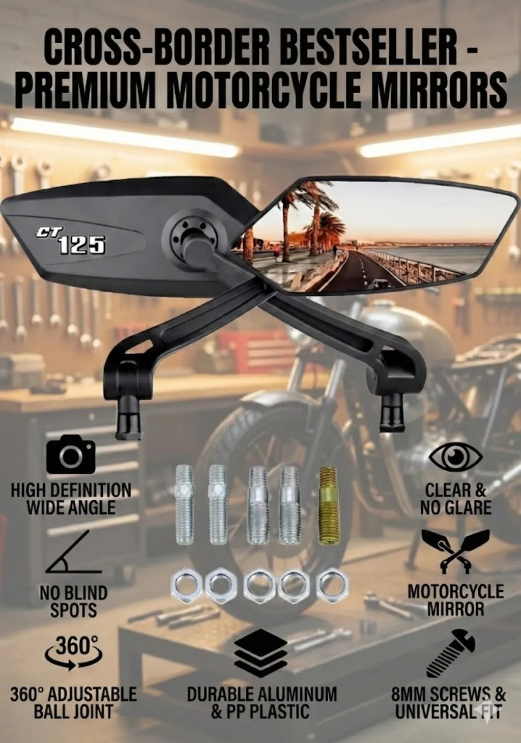 Motorcycle Rear Vie…