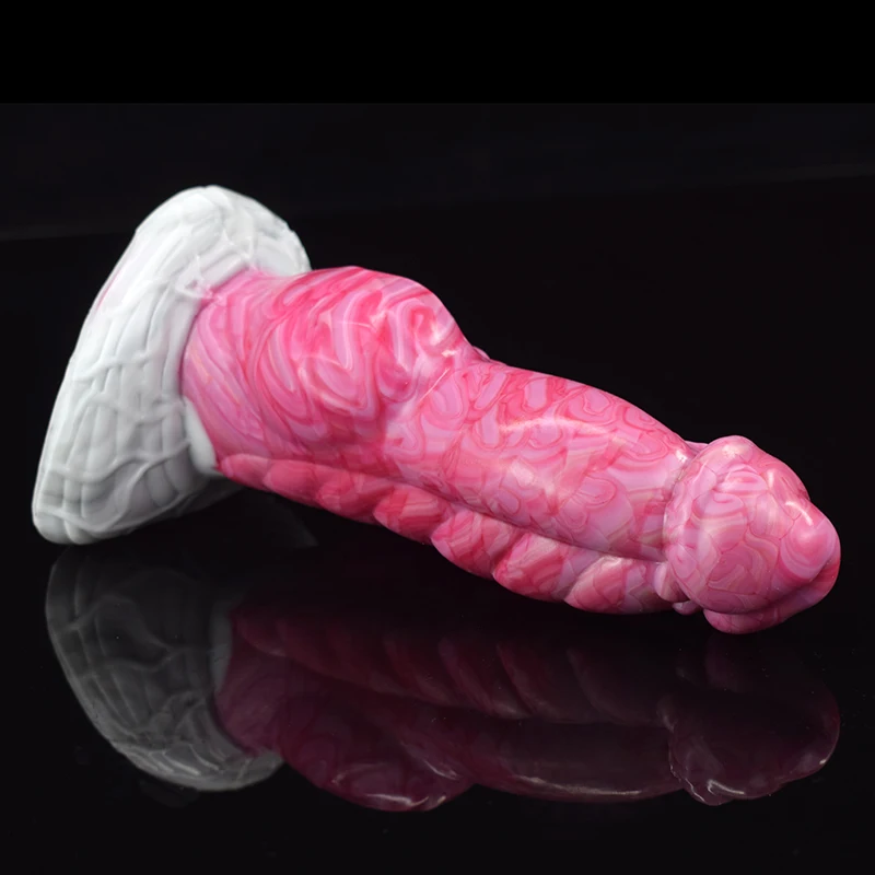 FAAK Animal Dildo With Big Knot Realistic Dick Large Anal Plug Gory Meat Adult Sex Toy For Women Female Masturbation Erotic Shop