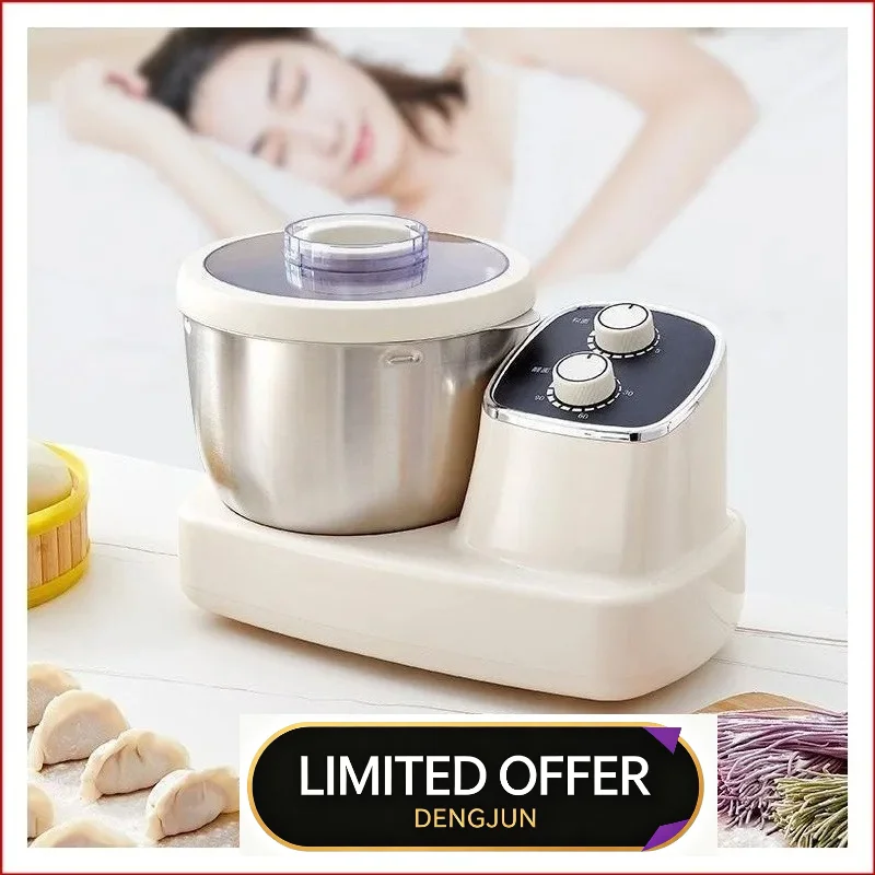 2-in-1 Automatic Dough Mixer EU Plug Fermentation Function Multifunctional Household Flour Kneader