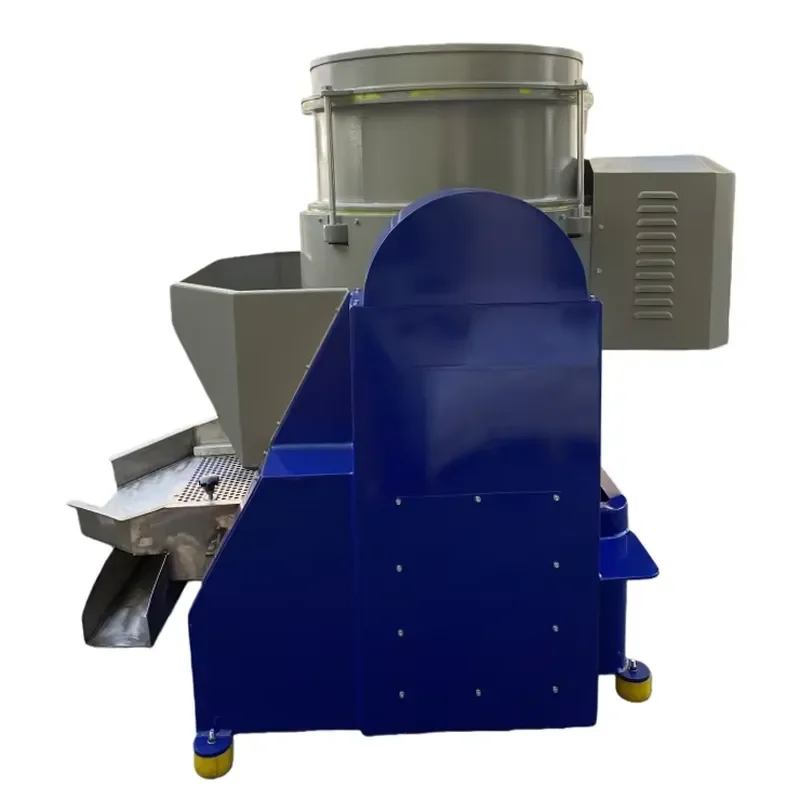 120L High-Precision Dry and Wet Mirror Finish Centrifugal Polishing Machine for Brass Belt Buckle