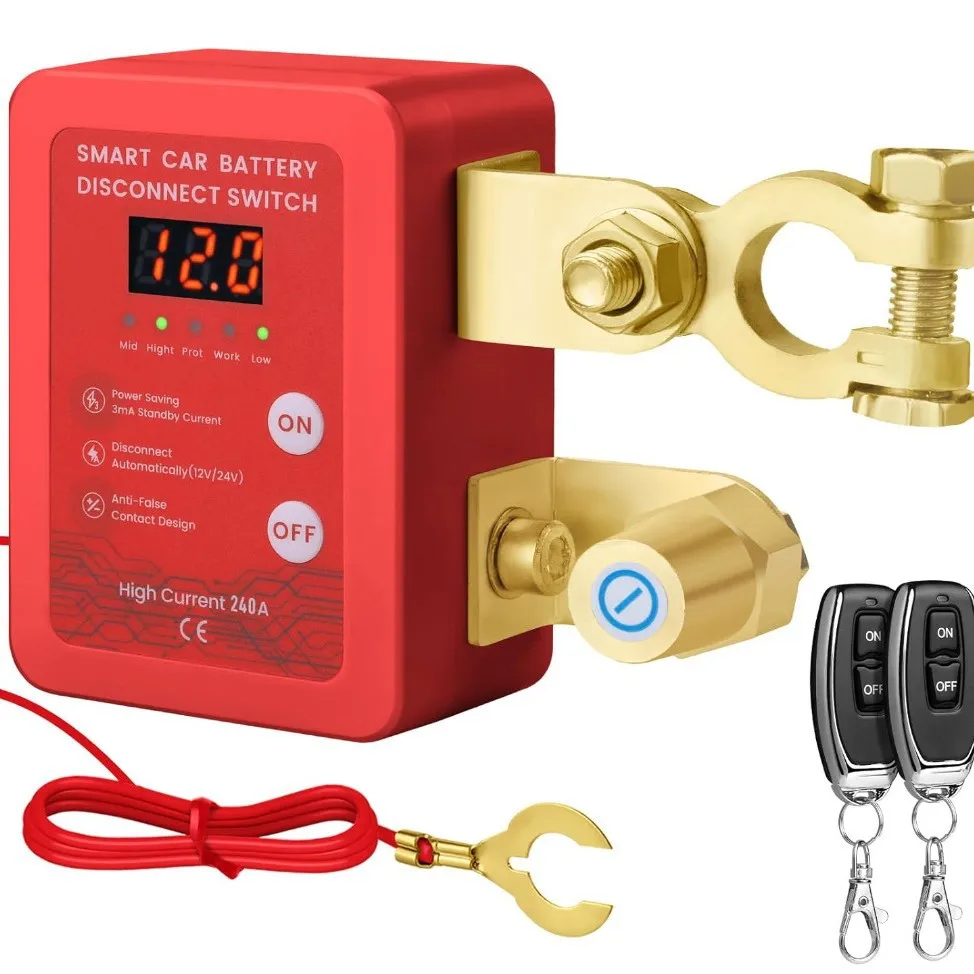 

Car battery remote power-off protector 12V intelligent leakage protection remote control anti loss power switch
