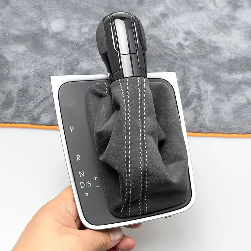 

Подходит для Volkswagen Golf MK7 Golf 7 DSG, кожаная ручка переключения передач в сборе, матовая шаровая головка, модификация автомобиля, внутренняя ручка переключения передач