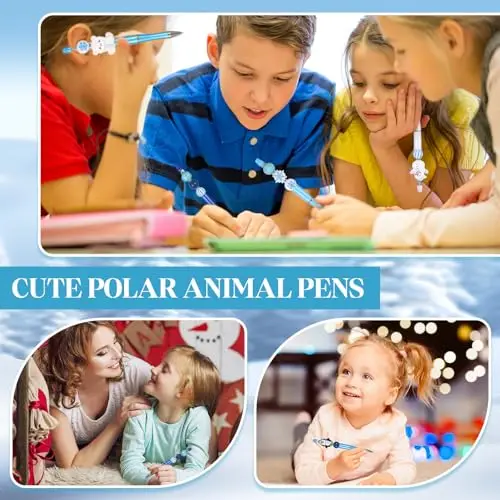 30Pcs DIY Customizable Pen Set for Crafting Smooth Writing Beaded Pens for School Office Teacher Appreciation & Creative Gifts