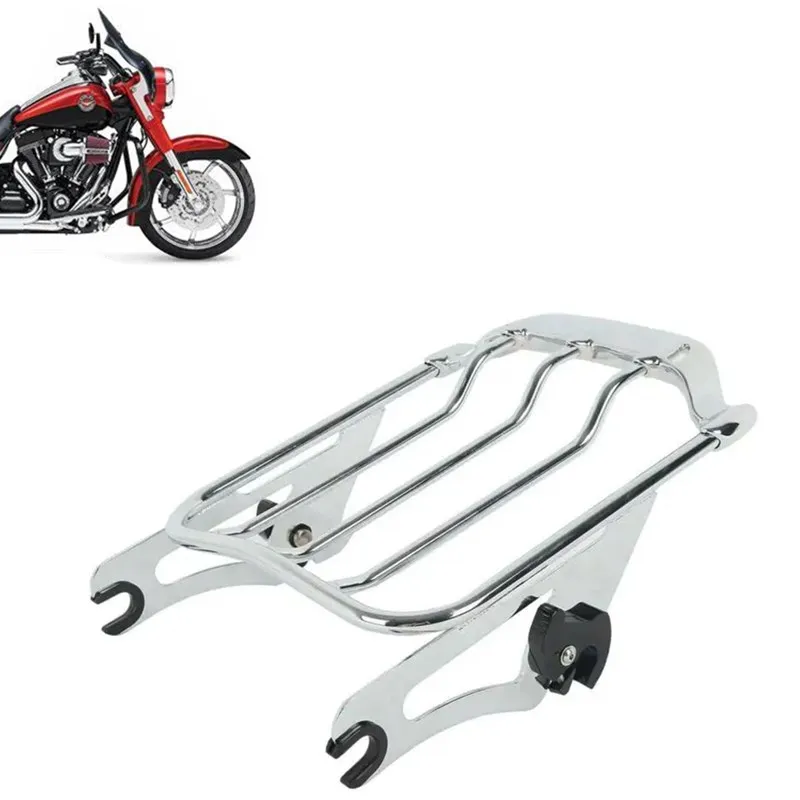 For Harley Touring Street Glide Road king 2009-UP FLTR FLHX Road Glide Air Wing Motorcycle Two Up Luggage Rack