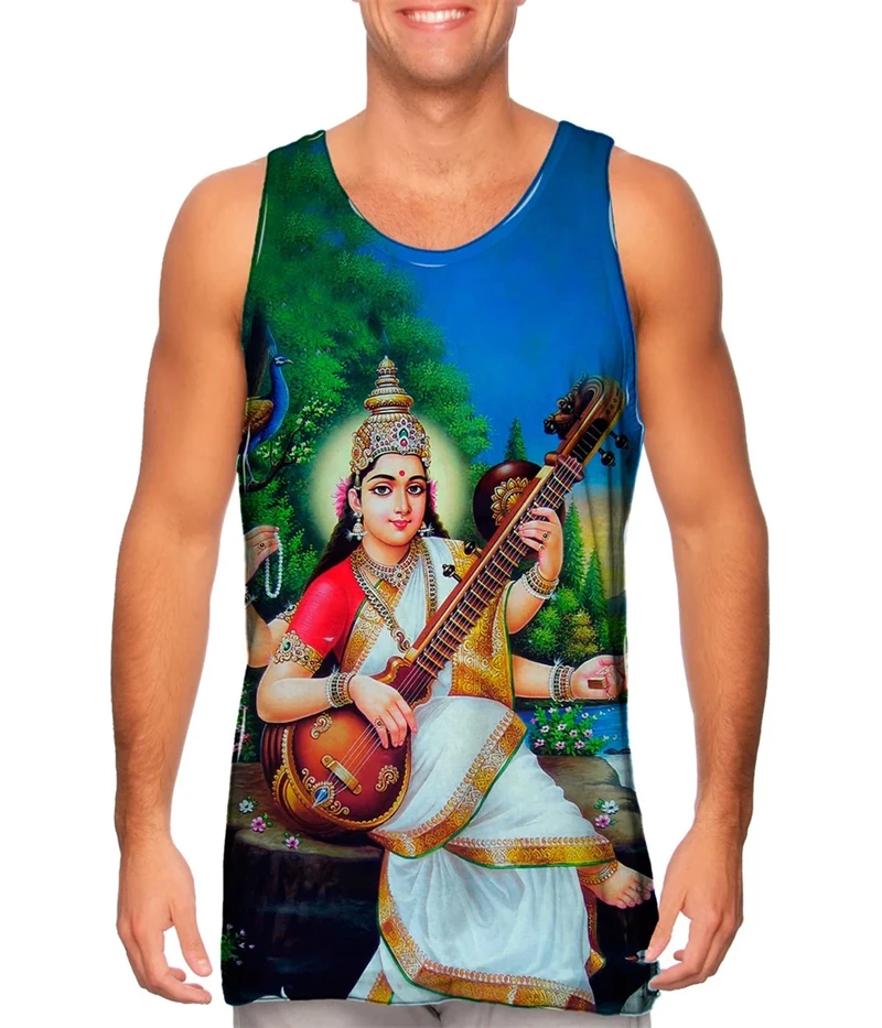 Lord Shiva 3D Printed Men Women Tank Tops High Quality Fashion Shiva Graphic Tank Top Casual Streetwear Loose Trendy Unisex Vest
