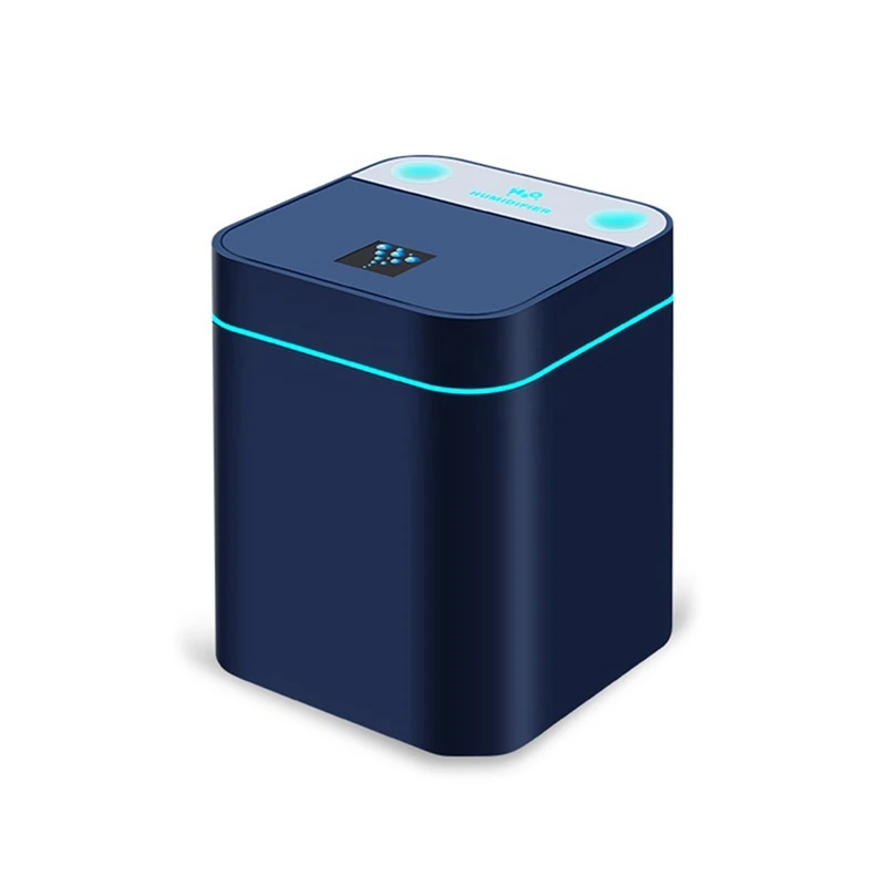 Humidifiers For Bedroom, Large Capacity Humidifier USB Mist Top Essential Oil Diffuser Desktop Humidifier Durable Blue