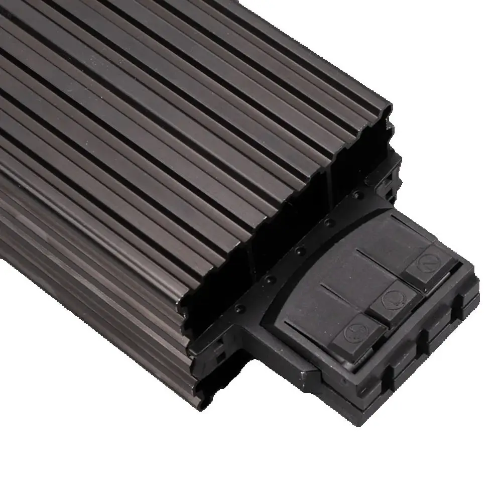 HG140 15W Szafka przemysłowa 35mm Grzałka z wentylatorem na szynę Din Termostat PTC Sermiconductor z NC KTO — zdjęcie 5