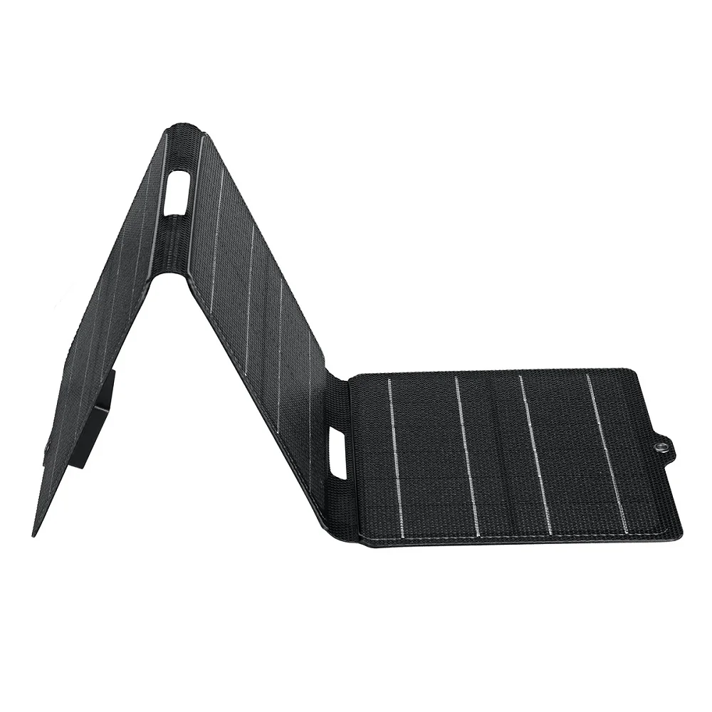 60W ETFE Folding  Solar Panel Charger Dual USB Output Devices Portable Solar Charger For Mobile PhoneWaterproof