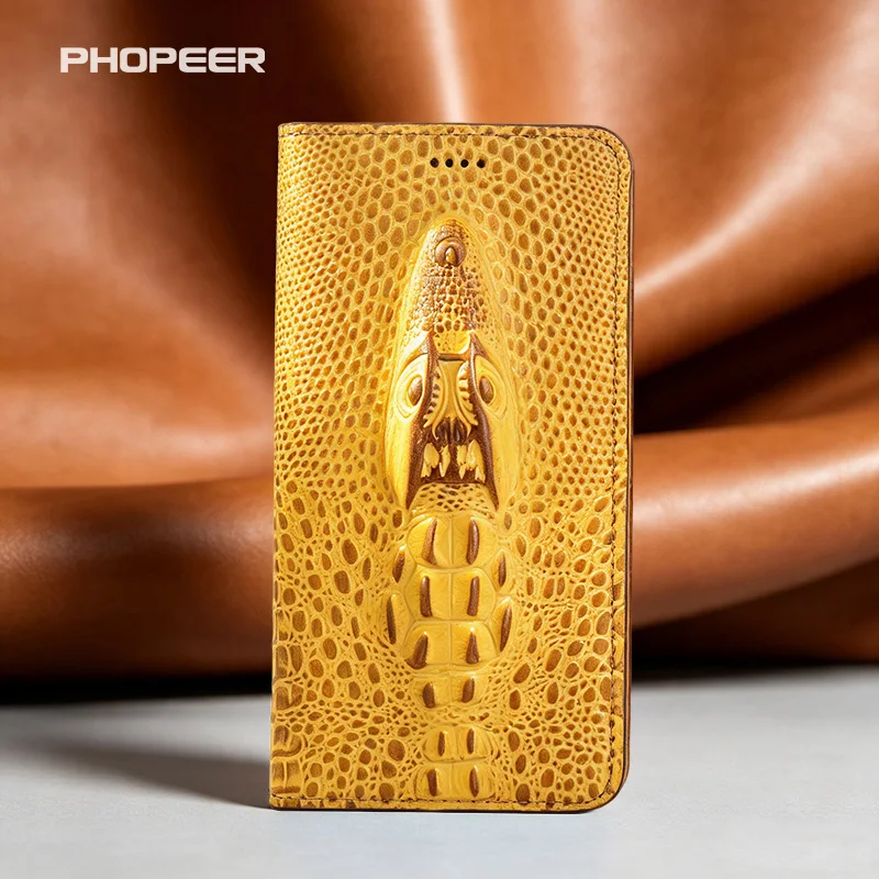 Etui-de-luxe-en-cuir-veritable-pour-xiaomi-poco-f8-f7-f6-f5-f4-f3-f2-f1-5g-ultra-gt-pro-etui-de-telephone-a-rabat-avec-tete-de-crocodile-3d