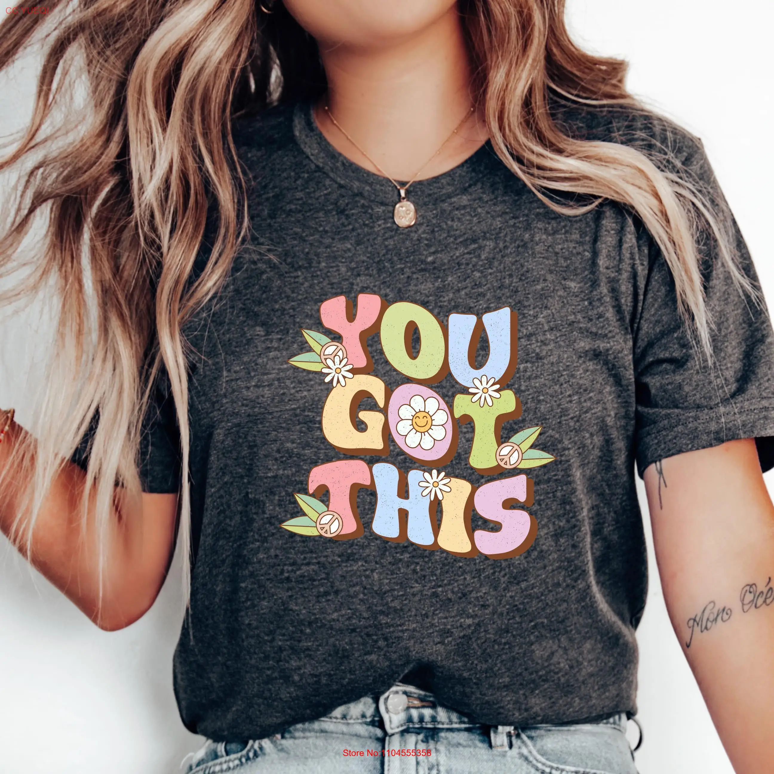 You Got This T Shirt Motivational Quote Positive Affirmation Apparel Empowering Confidence Uplifting Strength Idea