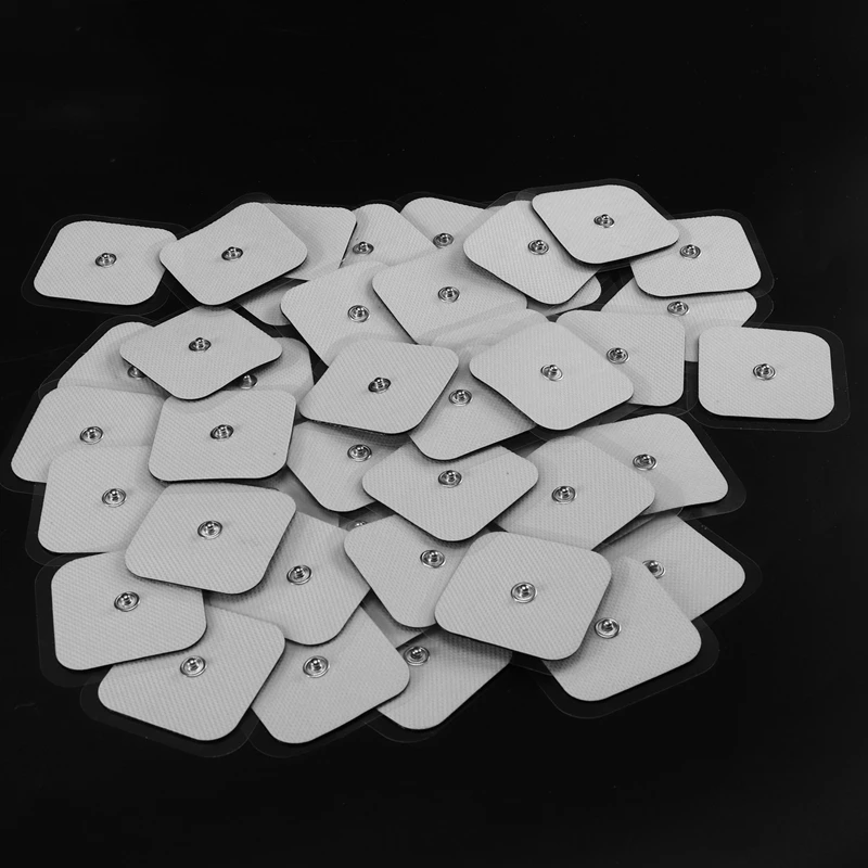 50Pcs Tens Electrodes Electrode Pad For Self Adhesive Electrode Patches For TENS Therapy Machines Physiotherapy