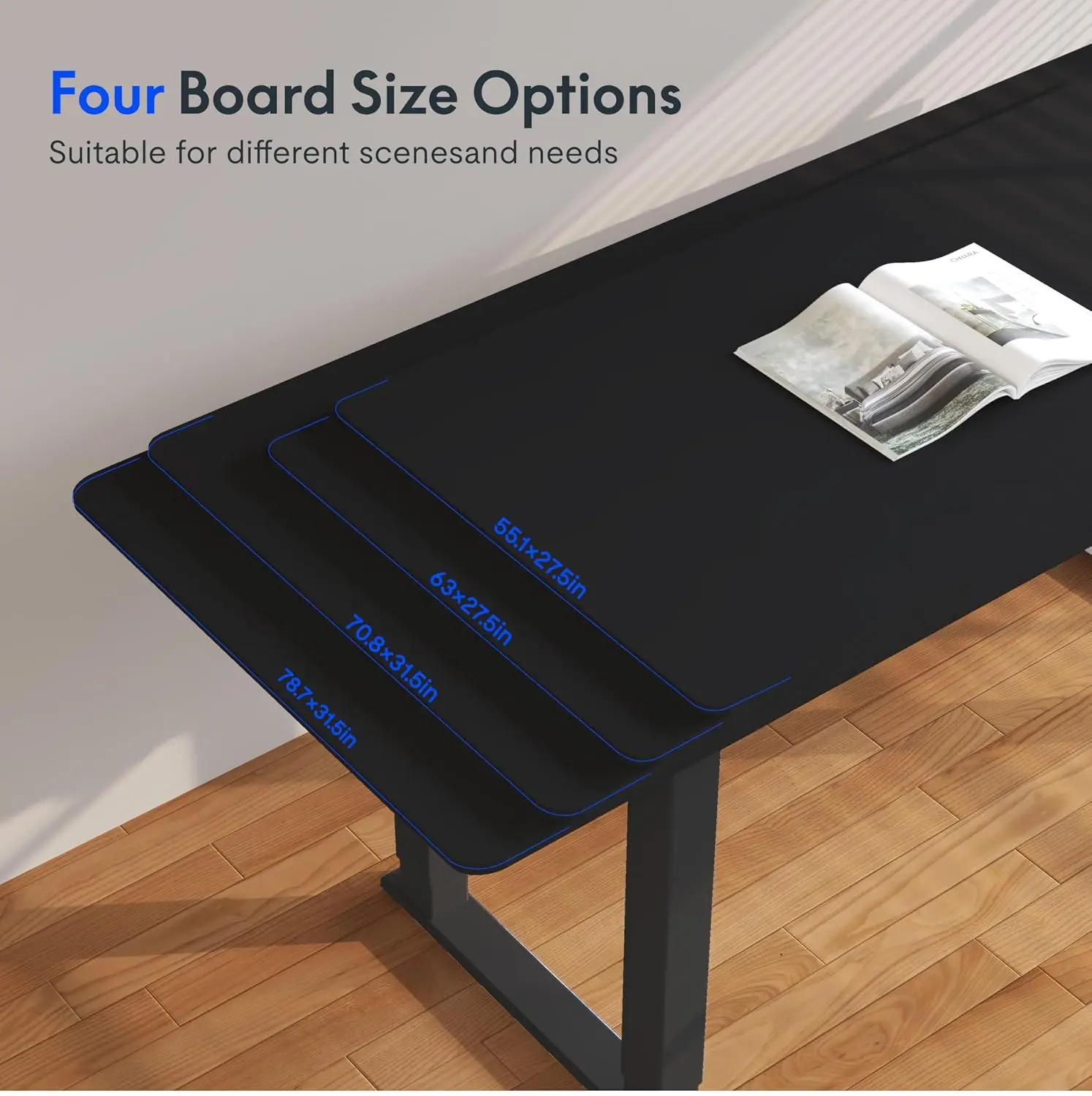 4-Leg Electric Standing Desk 63