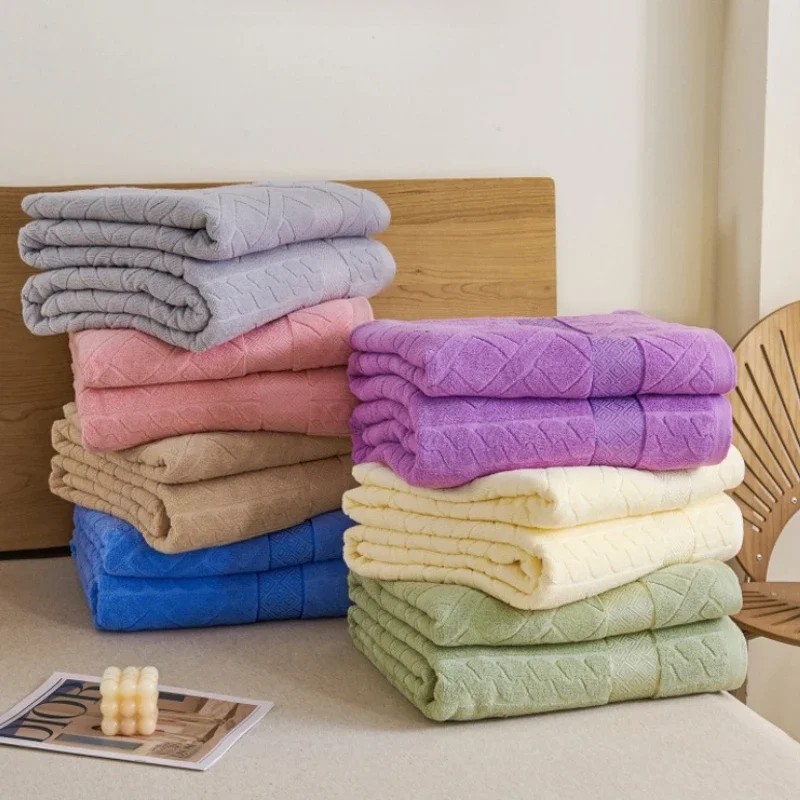 Cotton Jacquard Breathable Towel Quilt Office Nap Sofa Throw Blankets Machine Washable Durable Smooth Soft Skin-friendly Sheet