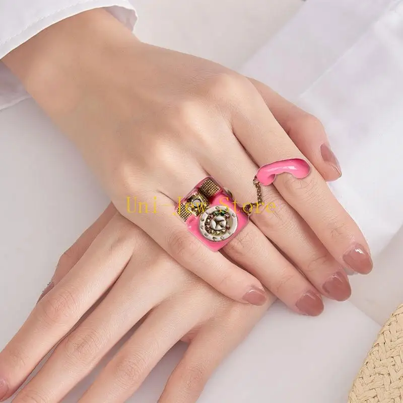 40 جيجابايت فريدة من نوعها مغناطيسي إغلاق مينا خمر الهاتف خاتم الجذاب هدية المجوهرات لها