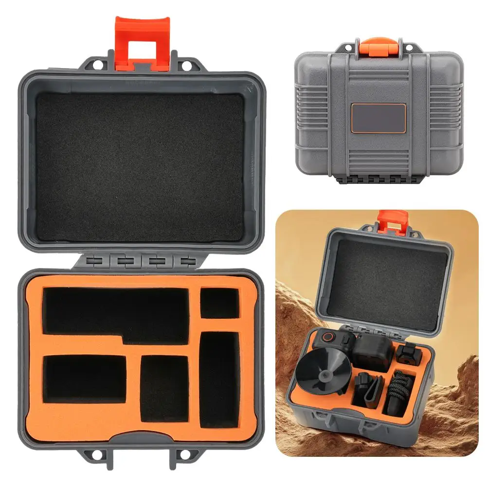 Mini caja de almacenamiento de carcasa dura, Estuche de transporte, portátil, a prueba de golpes, impermeable, anticaída, accesorios para cámara DJI Osmo Nano, 1 Uds.