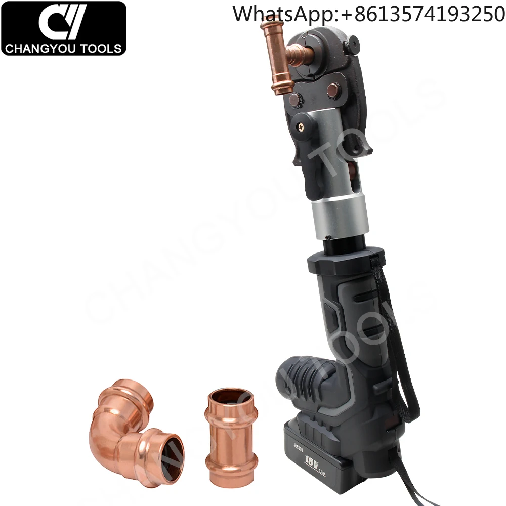 

MEC-1525 Battery Operated Hydraulic Tool Press Plumbing Crimping Pipe Pressing Stainless Steel and Copper Pipes DC18V/4.0Ah 42KN