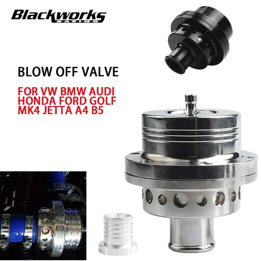 Uniwersalny aluminiowy zawór upustowy Turbo do VW BMW audi HONDA ford Golf MK4 Jetta A4 B5