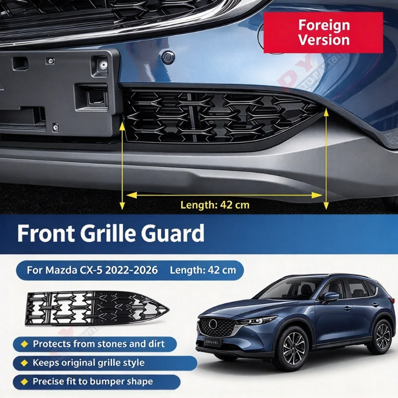For Mazda CX-5 2022-2026 Car Modification: Radiator Dust Screen – 2 PCS